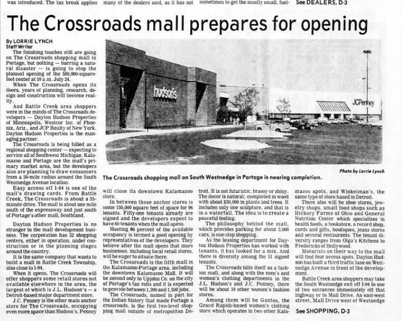 The Crossroads - 1980 Article